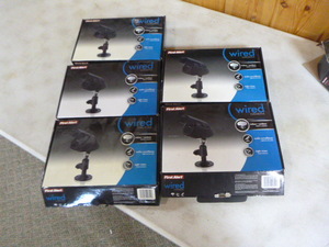 5 First Alert Wired Cameras