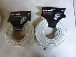 2 First Alert BNC to BNC Cables