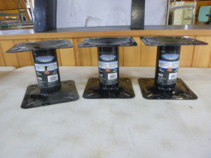 3 Shoreline Marine Seat Pedestals