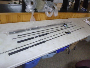 3 South Bend Ultra Fight Fishing Rods
