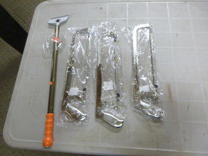 Scraper and Hack Saws