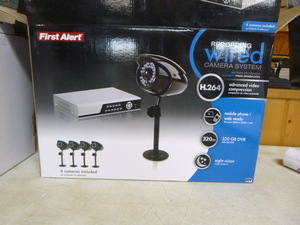 First Alert Recording Wired Camera System