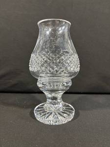 Waterford Crystal Alana hurricane lamp and globe, 2-Piece Set