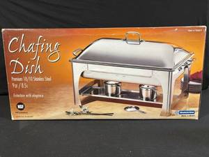 Tramontina Chafing Dish Premium 1810 Stainless Steel 9 Qt  8.5 L