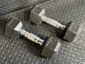Dumbbells - Hex Set, 15 lb Each