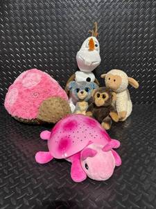 Olaf Snowman Plush, Pink Turtle Plush, Koala, Monkey & Lamb Stuffed Animals
