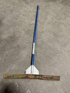 Tile Notched Trowel with Long Blue Handle