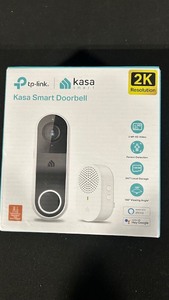 TP-Link Kasa KD110 Smart Doorbell - 2K Video, 160° View, Chime Included