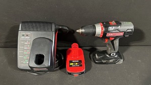 Craftsman 19.2V Cordless DrillDriver with 14.4-19.2V Quick Charger, DieHard Battery & Case