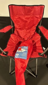 Quik Chair Folding Chair - Red Portable Camping Chair