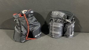 CCM I-TECH Hockey Gloves - BlackRed Pair, Ice Hockey Gear