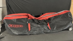 OGIO Rolling Gear Bag - BlackRed with Wheels