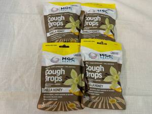 4x 30ct MGC Healt Cough Drops-Vanilla Honey
