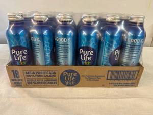 18x 20oz Pure Life Water-Screw top cans