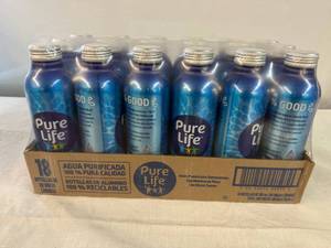18x 20oz Pure Life Water-Screw top cans
