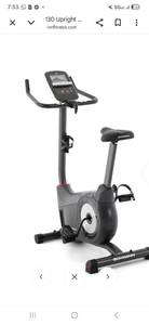 Schwinn 170 Upright Exercise Bike (New, assembled but needs a power adaptor)