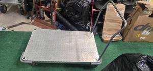 Industrial Aluminum Cart (USED, but Good) Dimension 48L x 28W x 37H