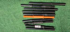 Lot of 10 dumbbell bars ( USED)