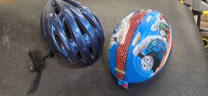 Lot of 2 kids bike helmets ( USED, Excellent)