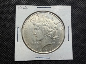 1922 Peace Silver Dollar