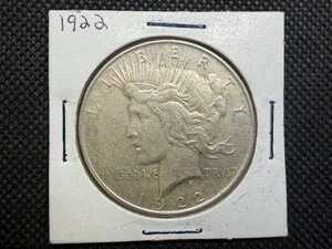 1922 Peace Silver Dollar