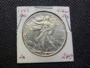 1942 Silver Walking Liberty Half Dollar