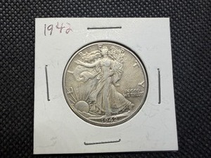 1942 Silver Walking Liberty Half Dollar