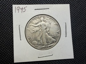 1945 Silver Walking Liberty Half Dollar