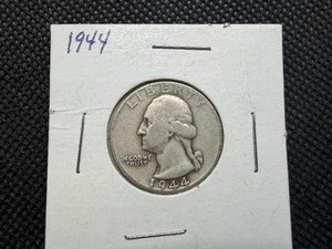1944 Silver Washington Quarter