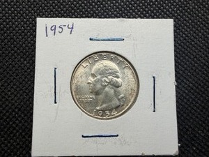 1954 Silver Washington Quarter