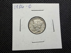 1936 D Silver Mercury Dime