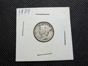 1939 Silver Mercury Dime