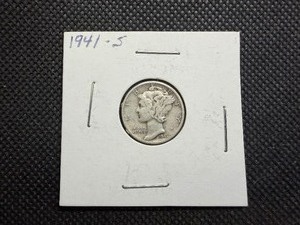 1941 S Silver Mercury Dime