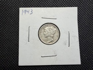 1943 Silver Mercury Dime