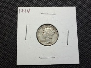 1944 Silver Mercury Dime