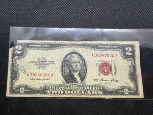 1953 Series Red Seal $2 Bill
