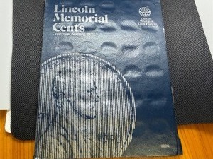Partially Complete Lincoln Memorial Cents Book Starting 1959