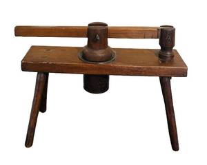 UL - Antique Handmade Wooden Press