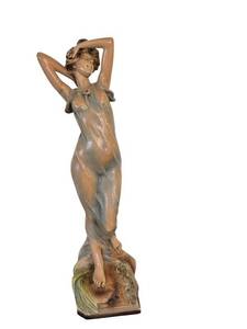 UL - Art Nouveau Female Figure Sculpture Model 1302 European Studio