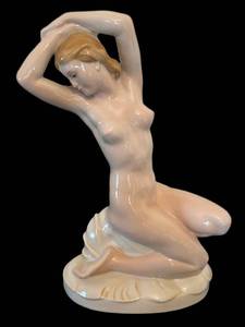 UL - Karl Ens Porcelain Nude Figurine, Vintage German Ceramic Figure