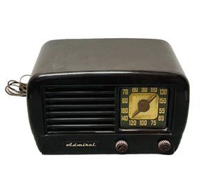 RR - Vintage Admiral Tabletop Radio - Americas Smart Set Built-In Antenna