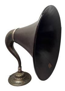 O - Large Vintage Music Master Reproducer Horn Speaker