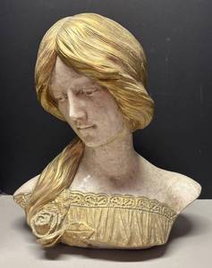 LLR - Egon Hillebrand Bust of Woman Sculpture