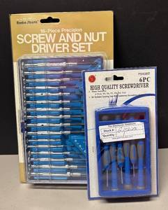 LLR - RadioShack 16-Piece Precision Screw & Nut Driver Set and  6PC Screwdriver Set