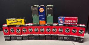 LLR - Vintage Vacuum Tubes Assortment - RCASylvaniaCBS Hytron Electron Tubes (12SQ7 GT, 6SN7 GT, 50L6 GT)