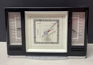 LLR - Airguide Barometer Desktop Weather Station - Temperature & Humidity Gauges