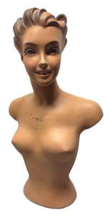 FR - Vintage French Art Deco Style Champs Elysees Paris Mannequin Torso