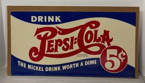 FR - Vintage Pepsi-Cola Advertising Unframed Print