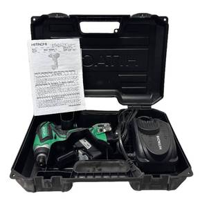 RR - Hitachi 12V Cordless Impact Driver Kit w 2 Batteries & Charger Model WH10DFL2
