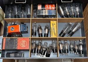 RR - RCA Radiotron & Sylvania Vacuum Tubes - Vintage Radio Electron Tubes